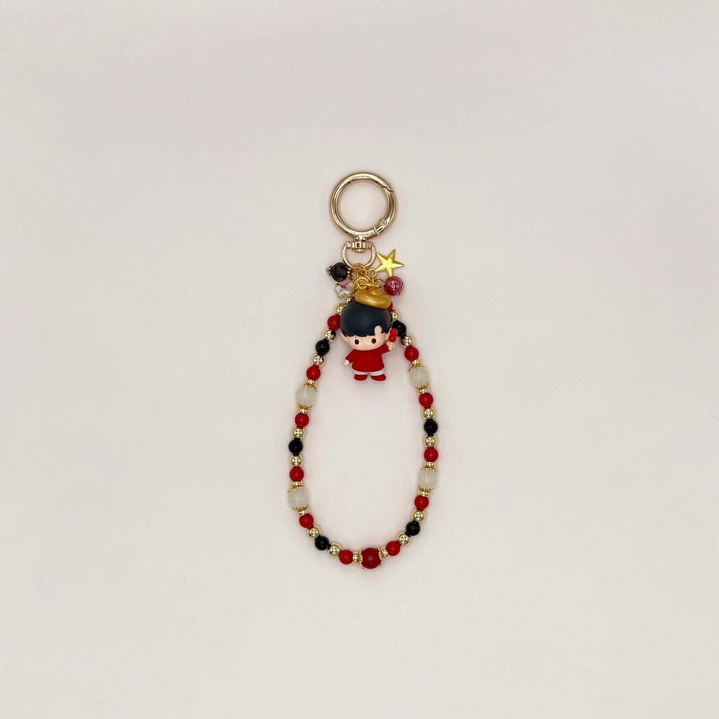 Mama Fufu Pop Bean Beaded Phone Charm Wristlet